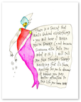 pay attention art print