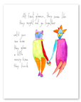 perfect fit art print