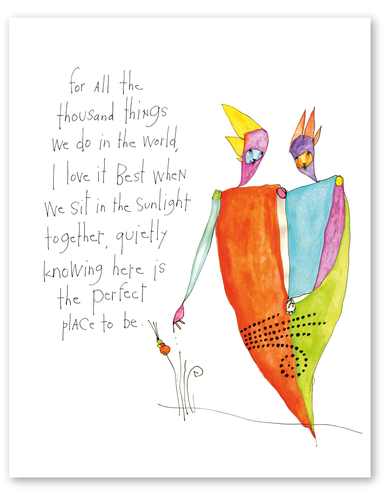 perfect place art print