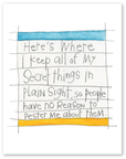 plain sight art print