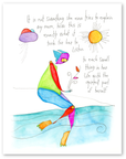 quietest part art print