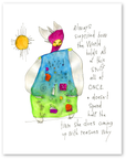 room for everything art print