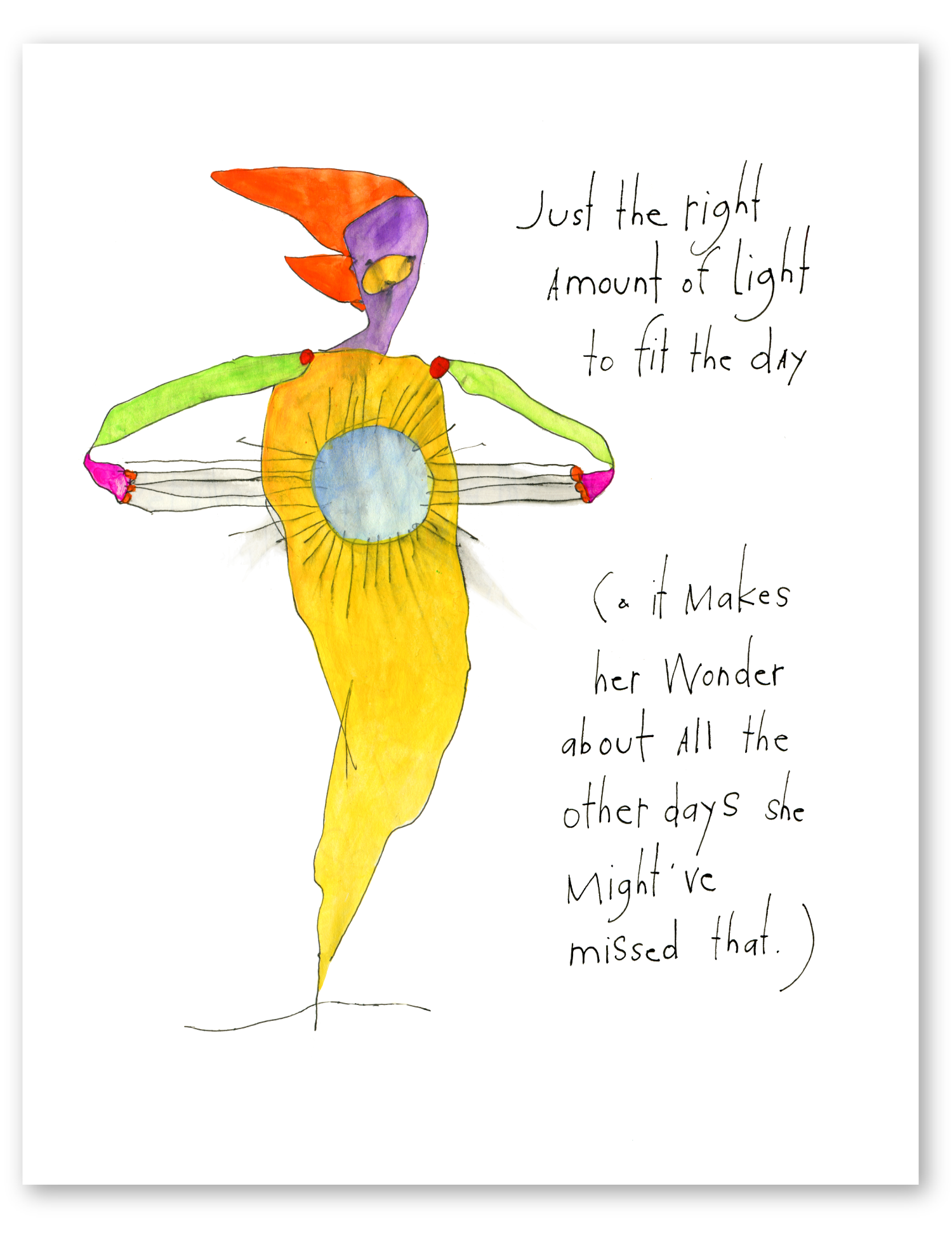 right amount art print