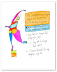 rules for living art print