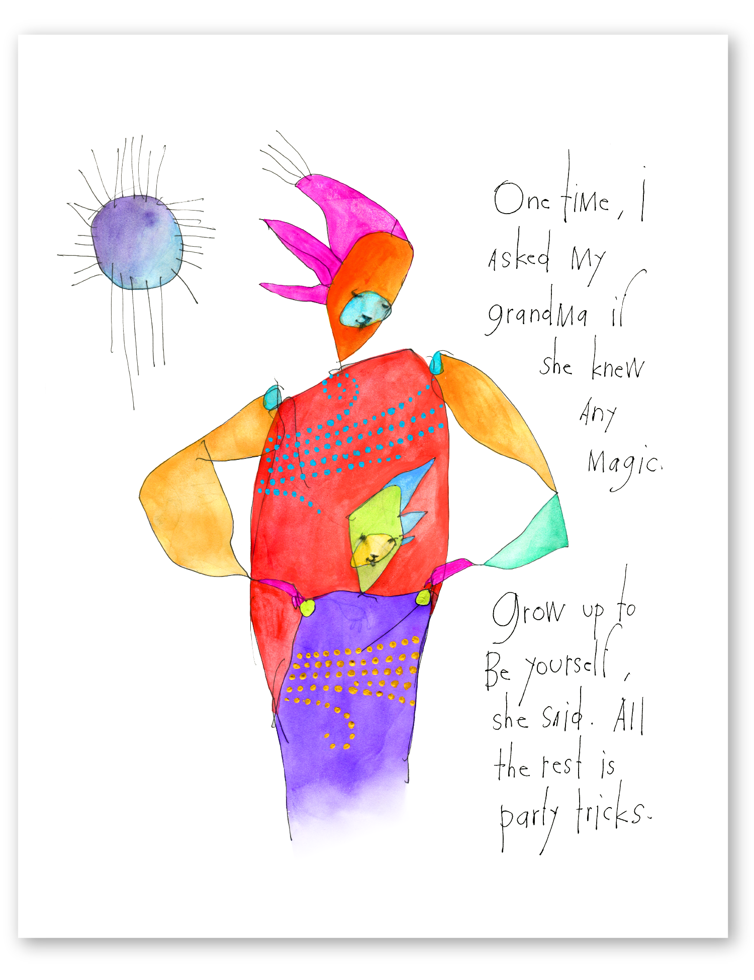 serious magic art print