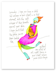 sleeping child art print