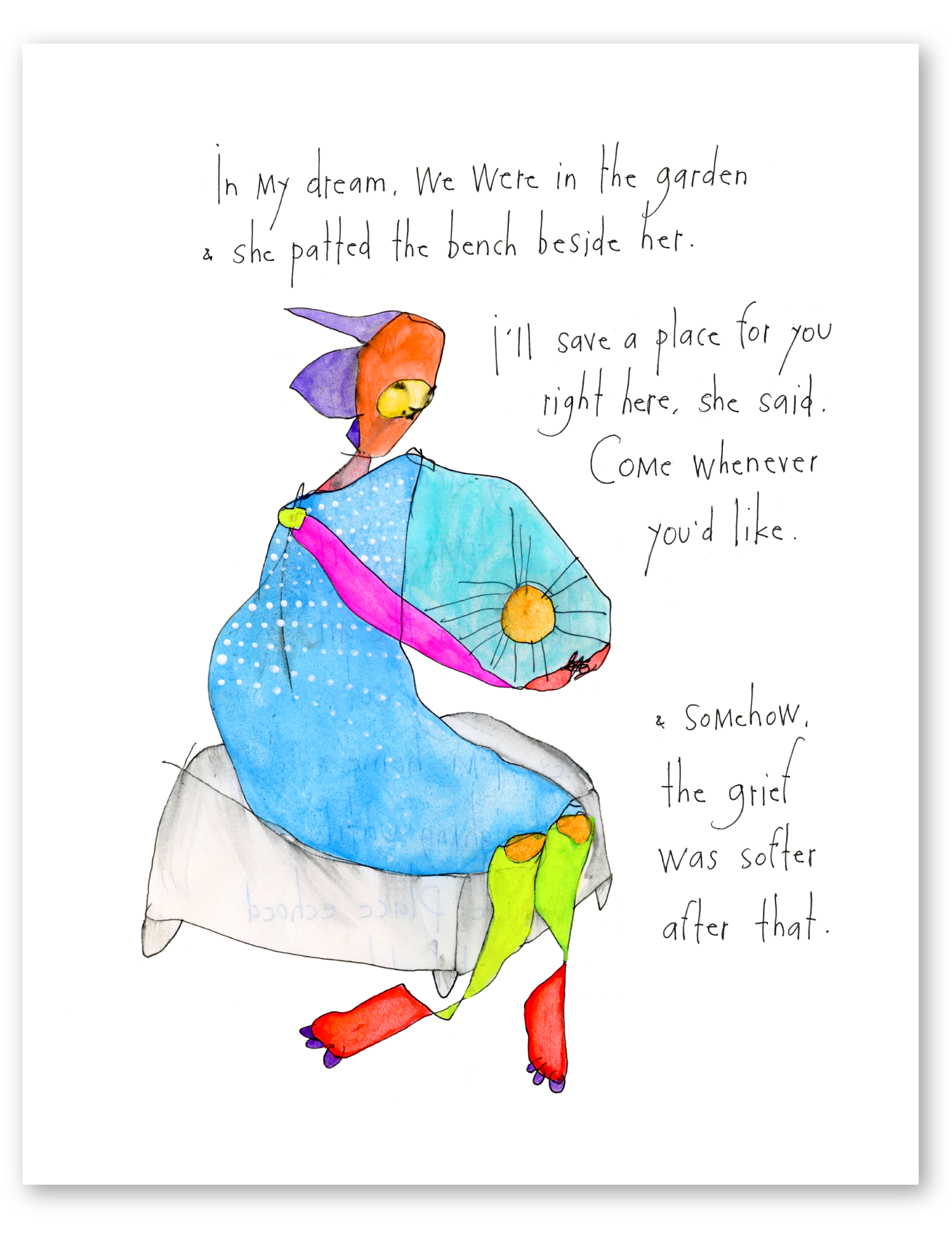 soft landing art print