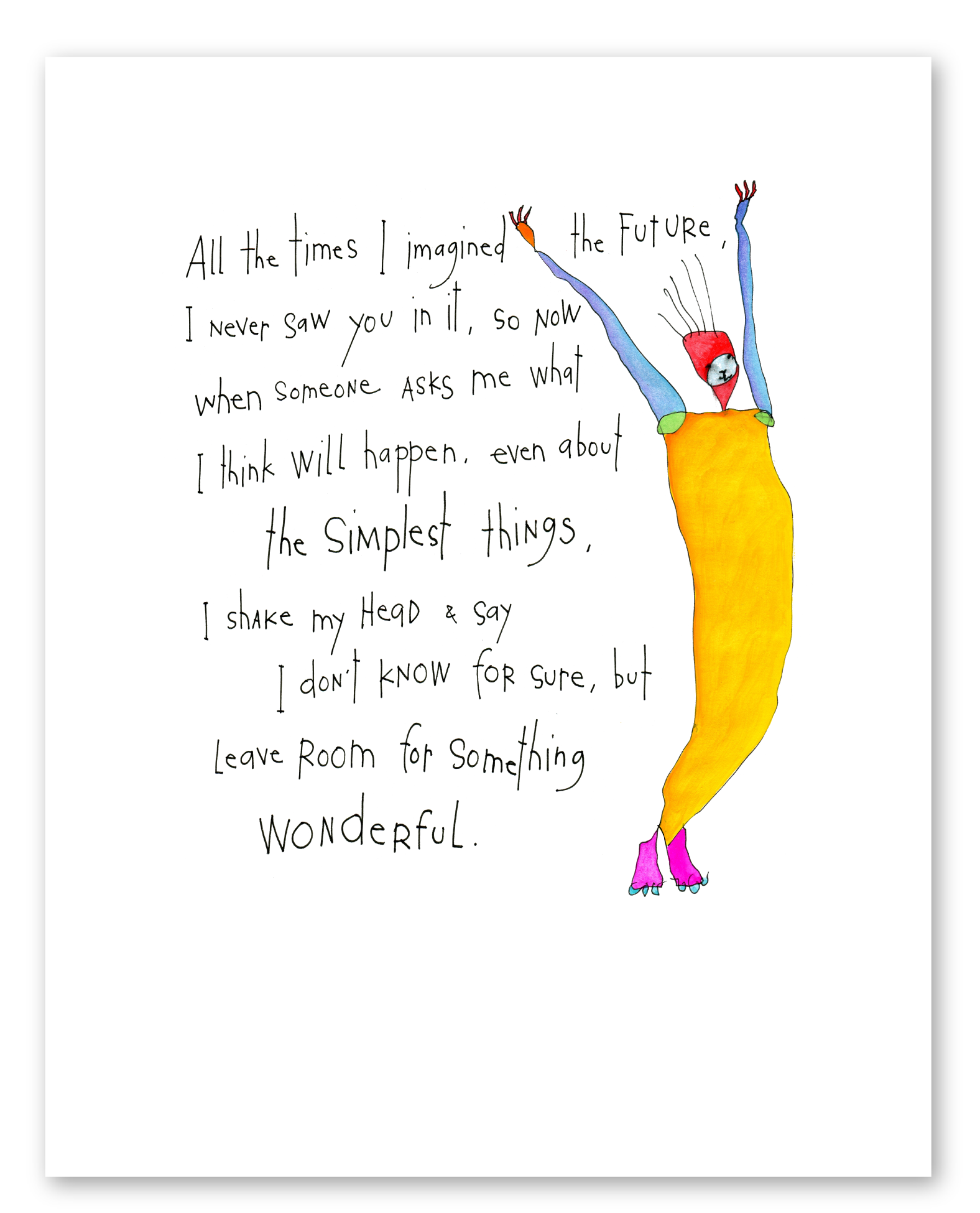 something wonderful art print