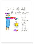 start time art print