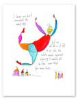 the exact day art print