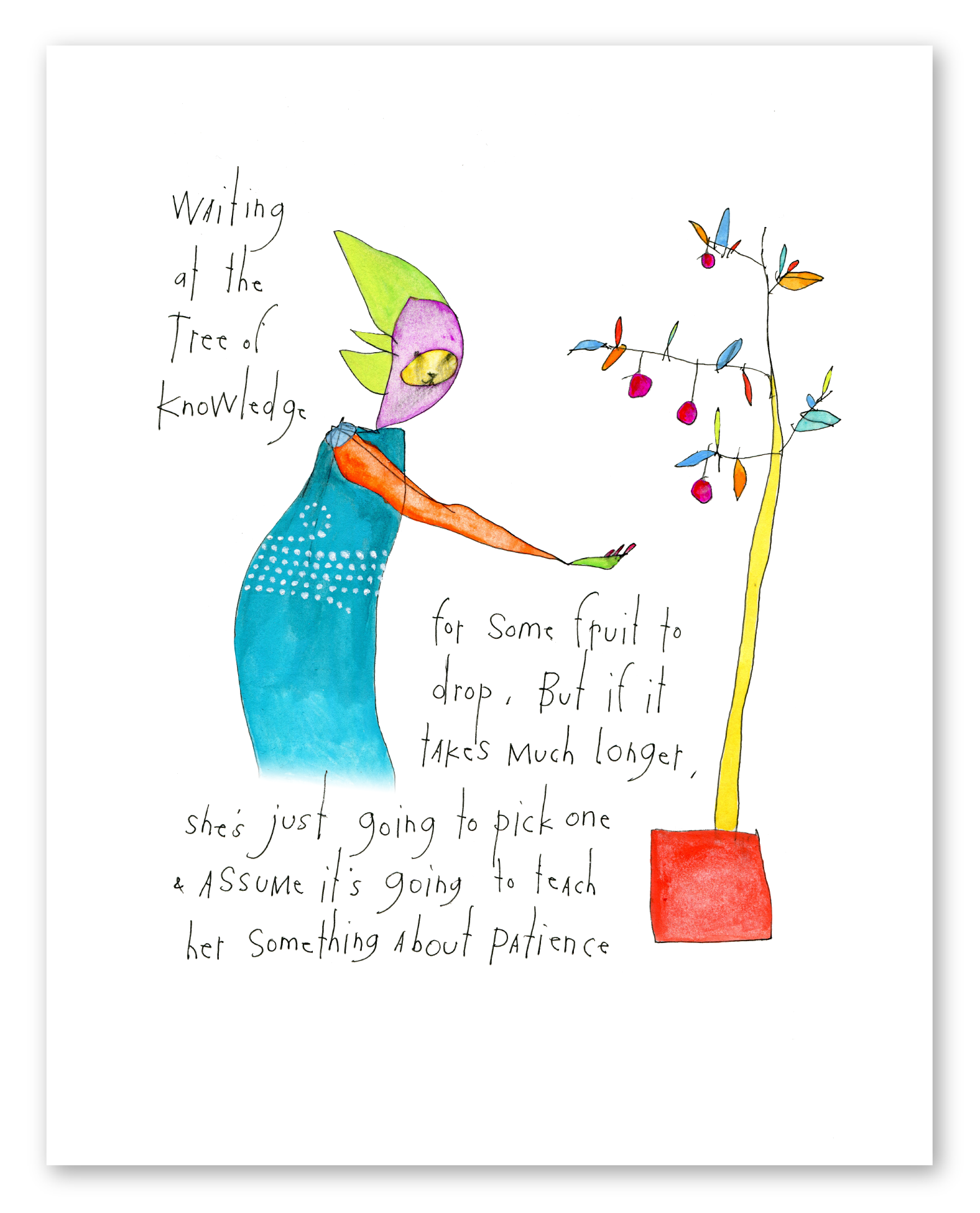 tree of knowledge art print