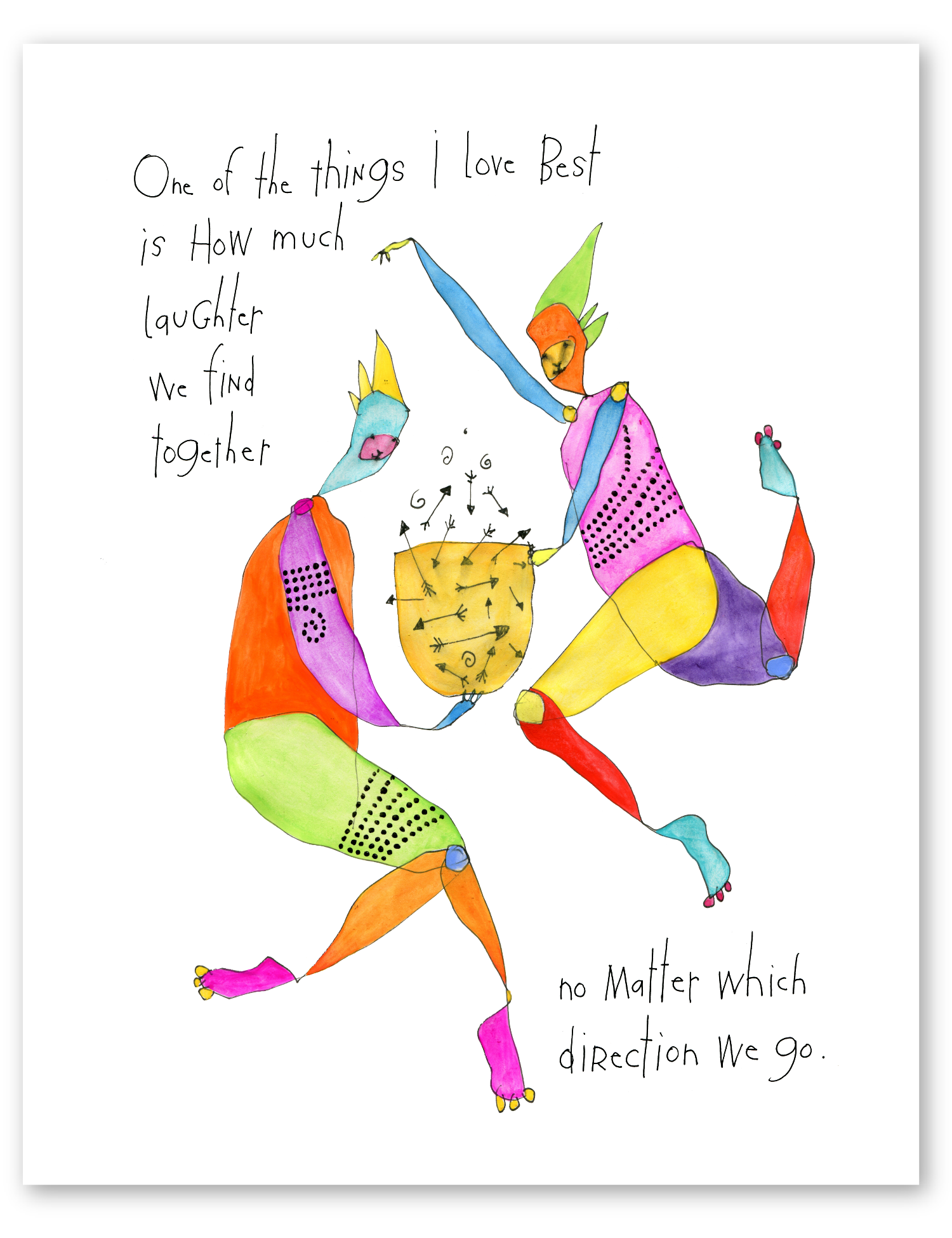 true north art print