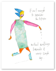 two step art print