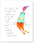 unfamiliar joy art print