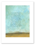 bird & brush: beautiful things art print