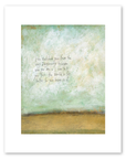 bird & brush: fellow traveler art print