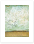 bird & brush: gratitude art print