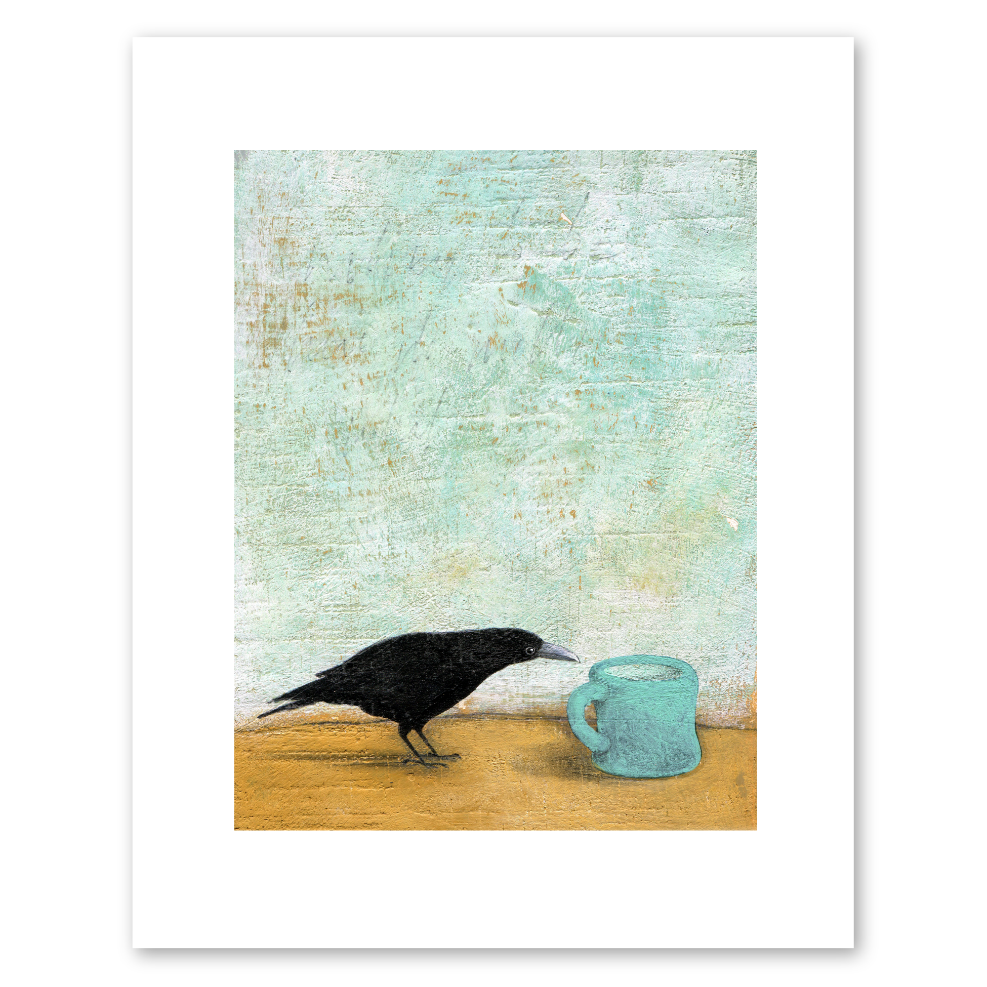 mornings with miranda art print