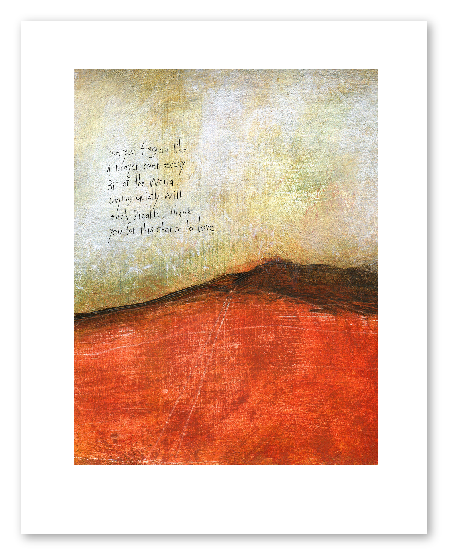 bird & brush: most alive remix art print