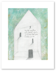 bird & brush: quiet home art print