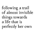international almost invisible print