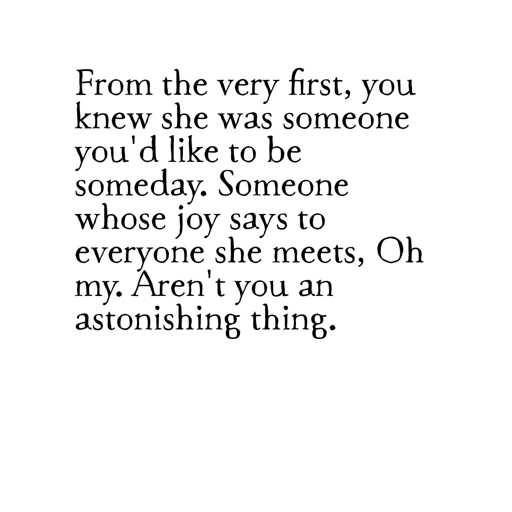 greeting card: astonishing thing