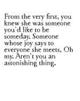greeting card: astonishing thing