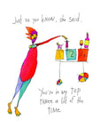 top three art print