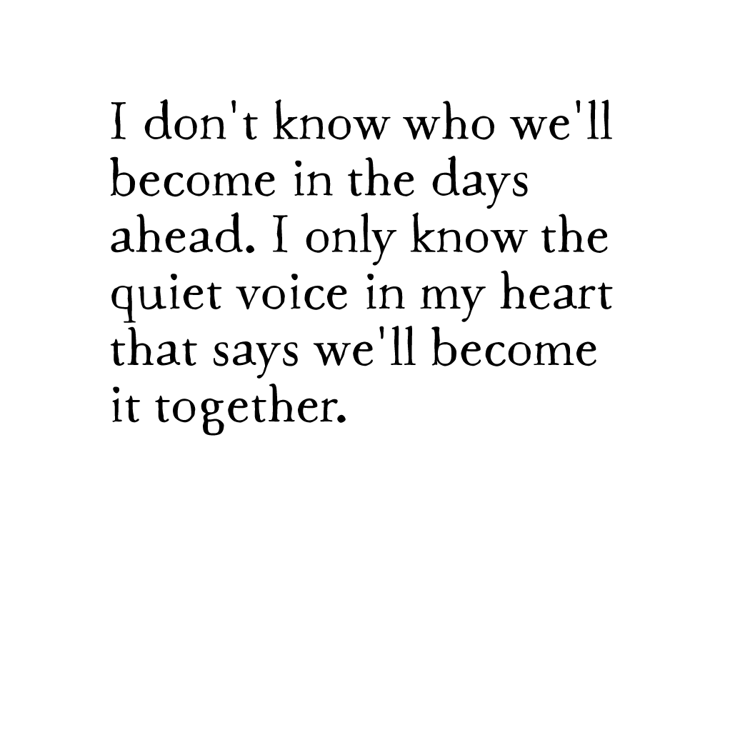 being together art print