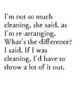 cleaning art print