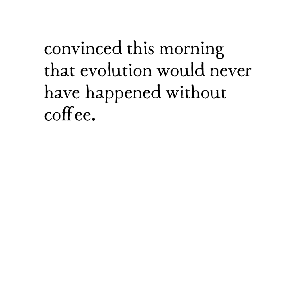 coffee evolution art print