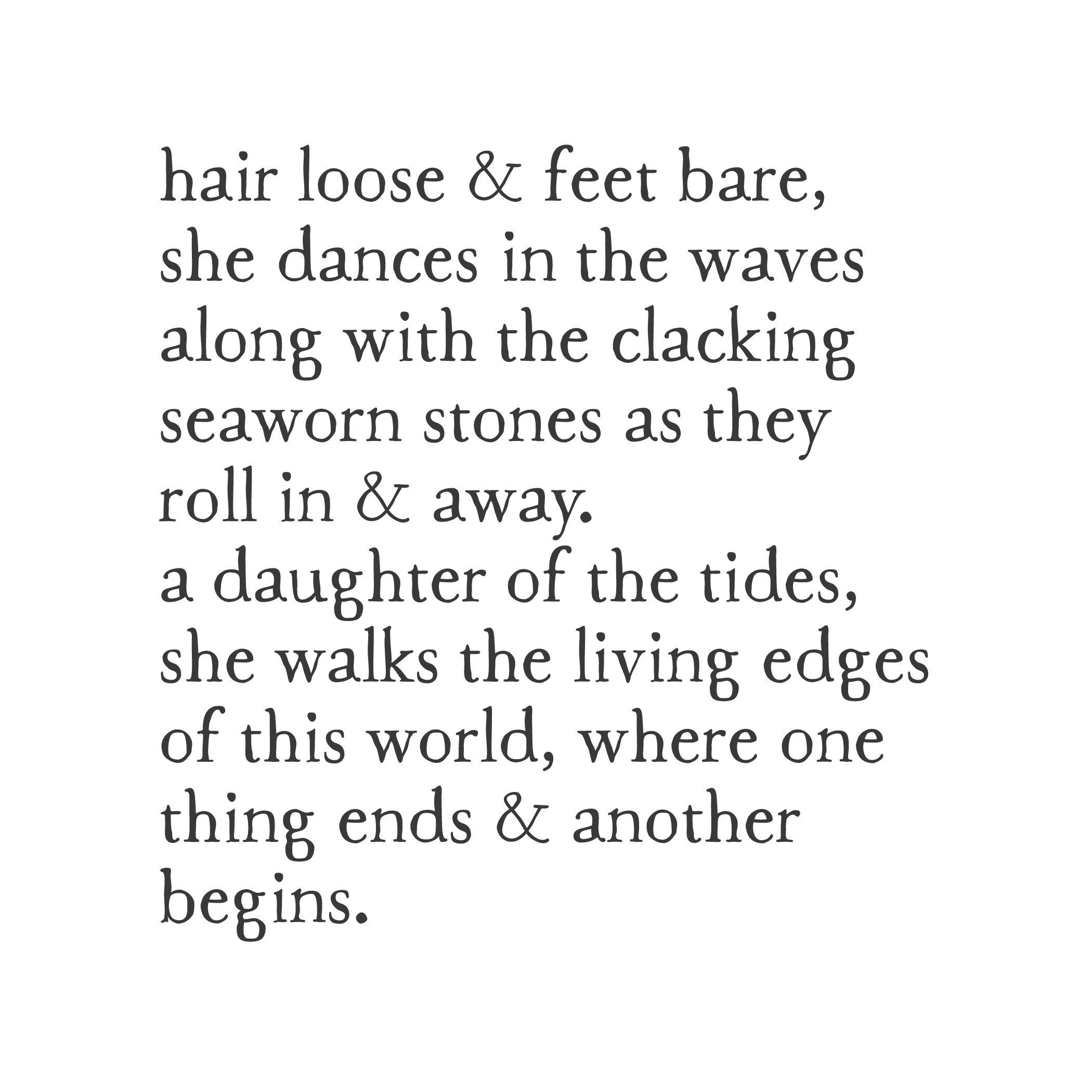 bird & brush: daughter of tides art print