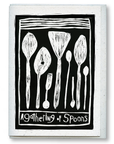 special: gathering of spoons art print