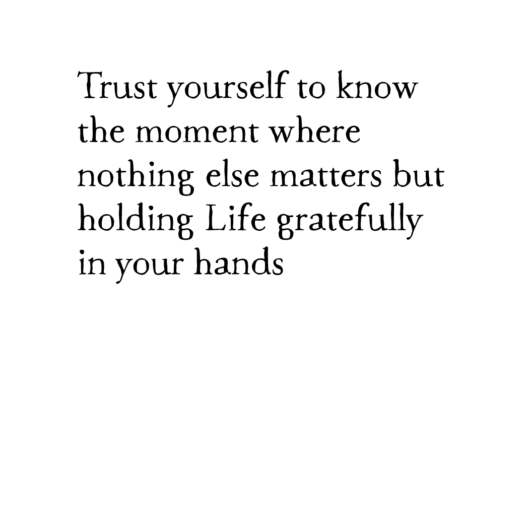 grateful life art print