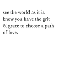 grit & grace art print