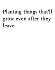 greeting card: growing things