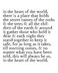 bird & brush: the heart of the world print