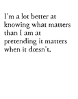 important matters art print