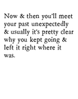 in the past art print