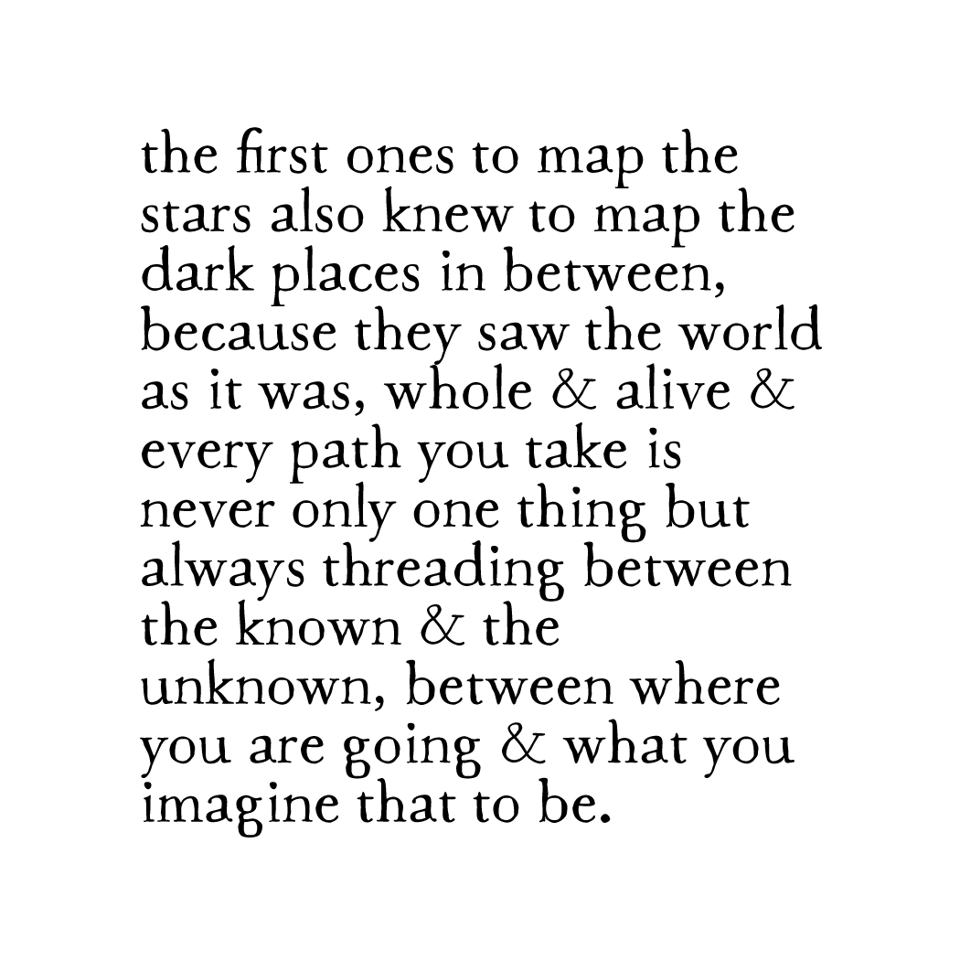 in between art print