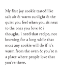 greeting card: joy cookie