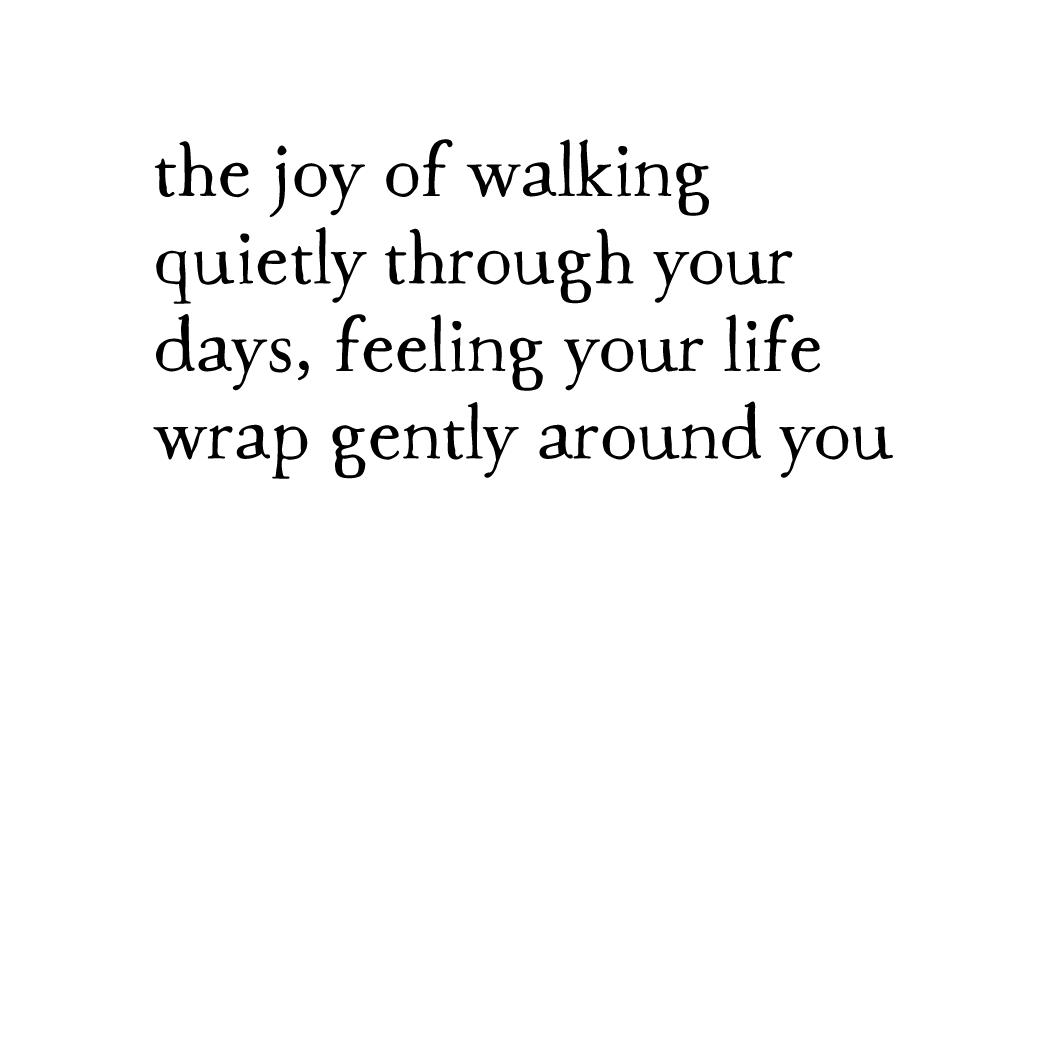 joy walk art print