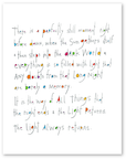 light art print