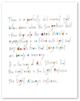 light art print