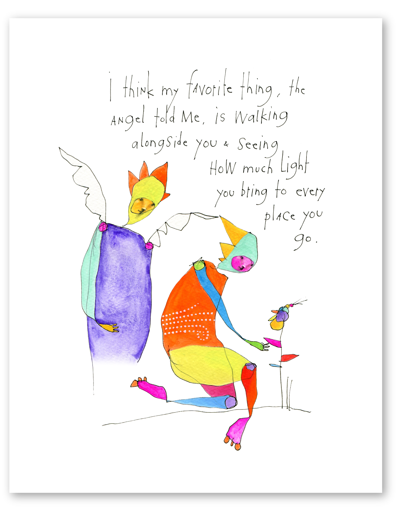 light touch art print