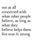 live true art print