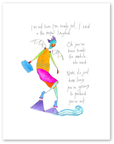make believe art print