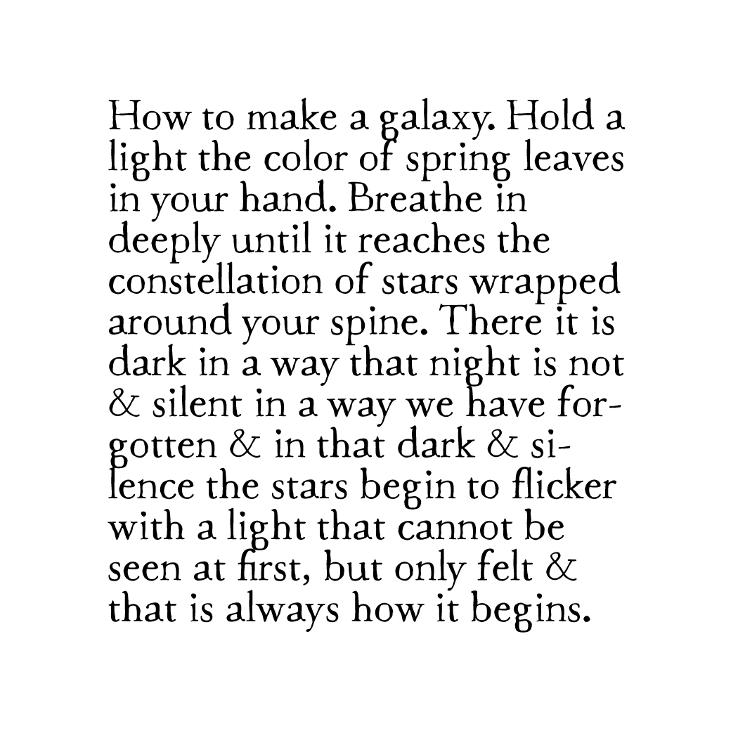 making stars art print