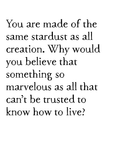 stardust creation art print