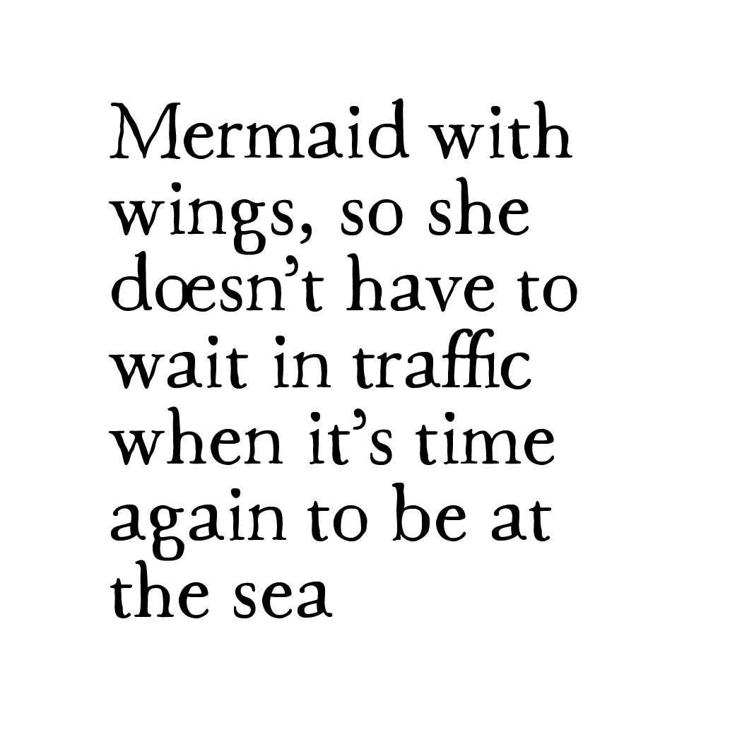 mermaid with wings art print